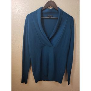 Banana Republic Luxury Blend Wool Cashmere Shawl Collar Sweater size L